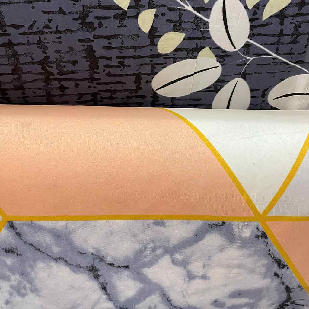 پارچه ملحفه ای طرح خط و سنگ