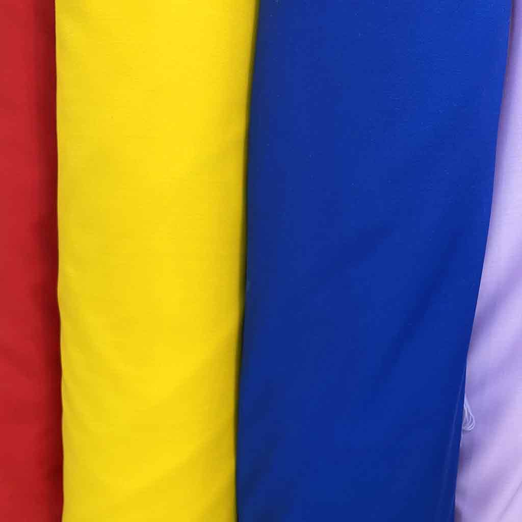 پارچه تترون عرض 3 رنگ زرد قناری