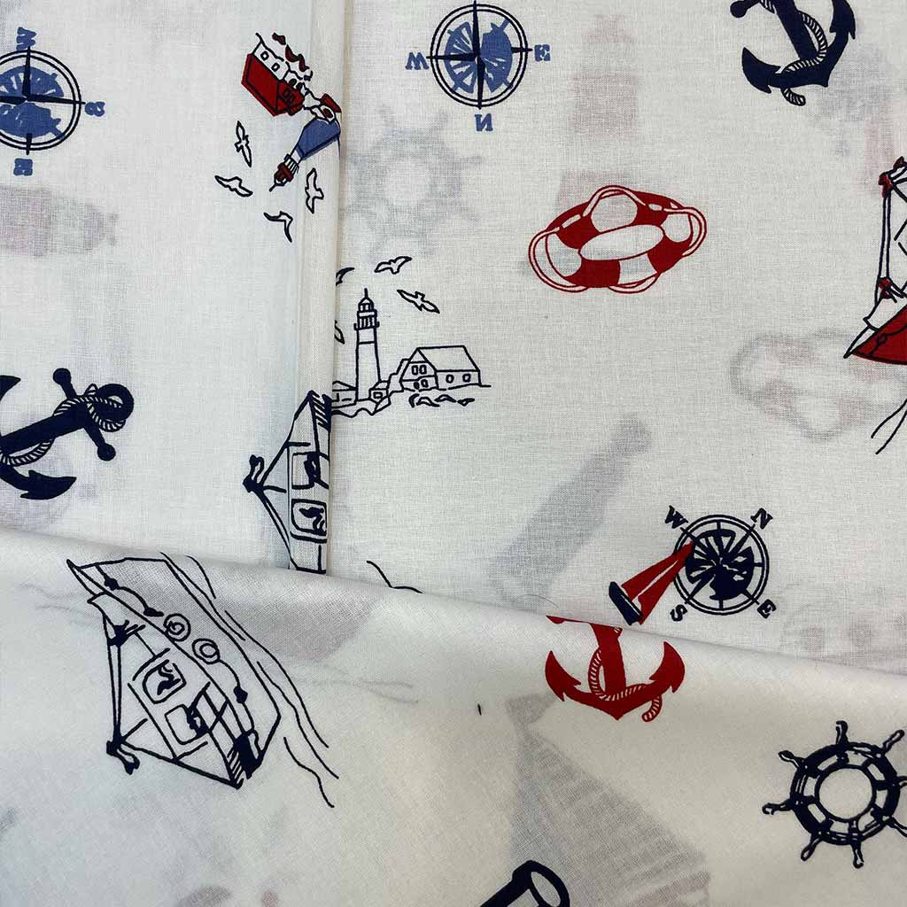 پارچه ملحفه ای طرح لنگر