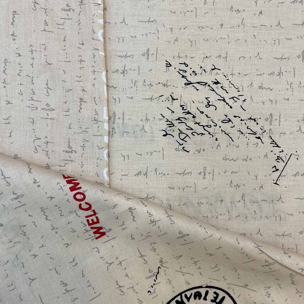 پارچه ملحفه ای طرح london note