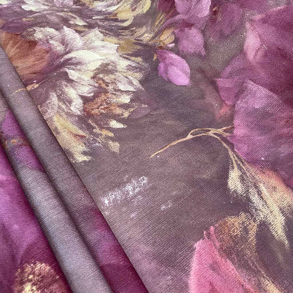 پارچه مخمل طرح آبرنگی