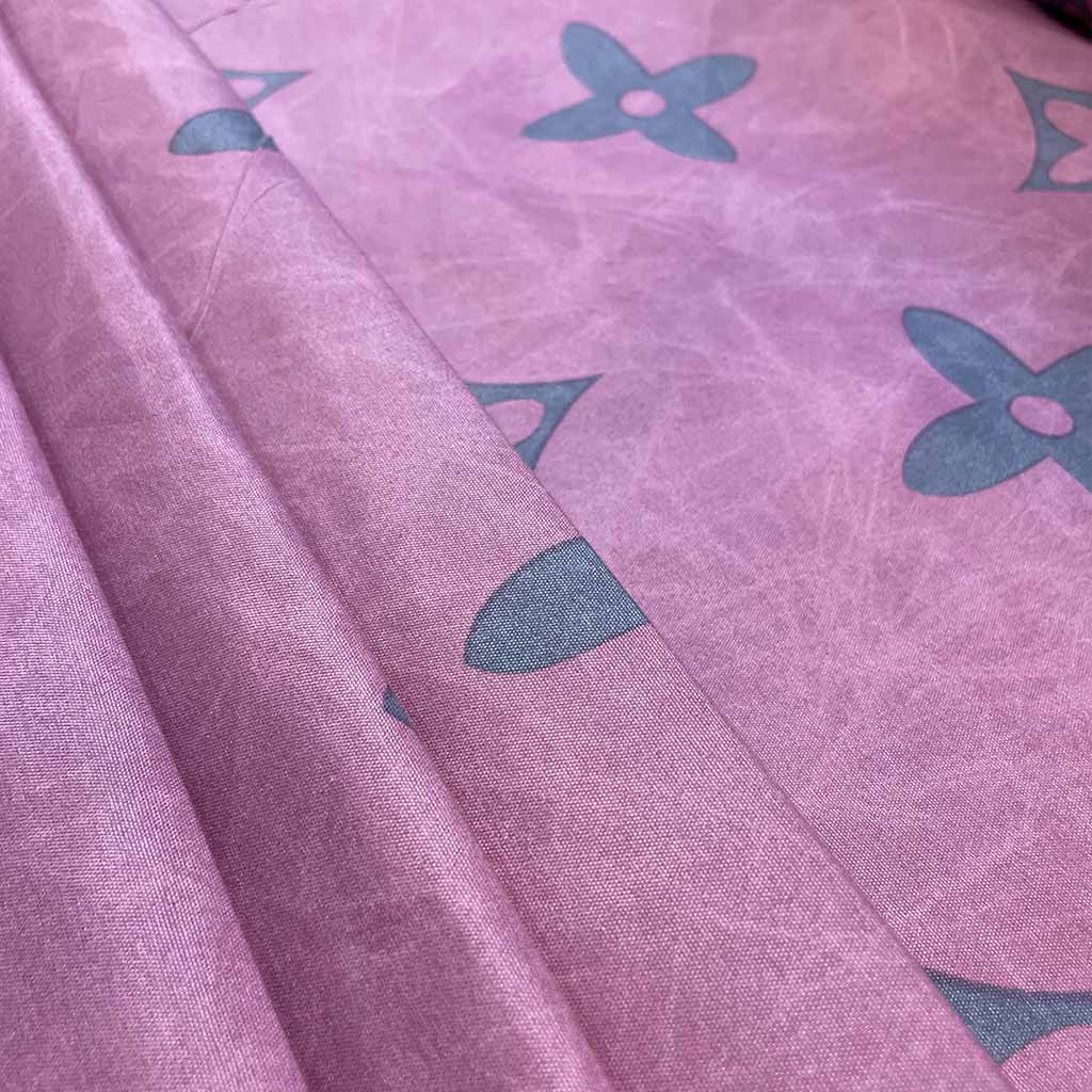 پارچه ملحفه ای طرح LV پوست پیازی