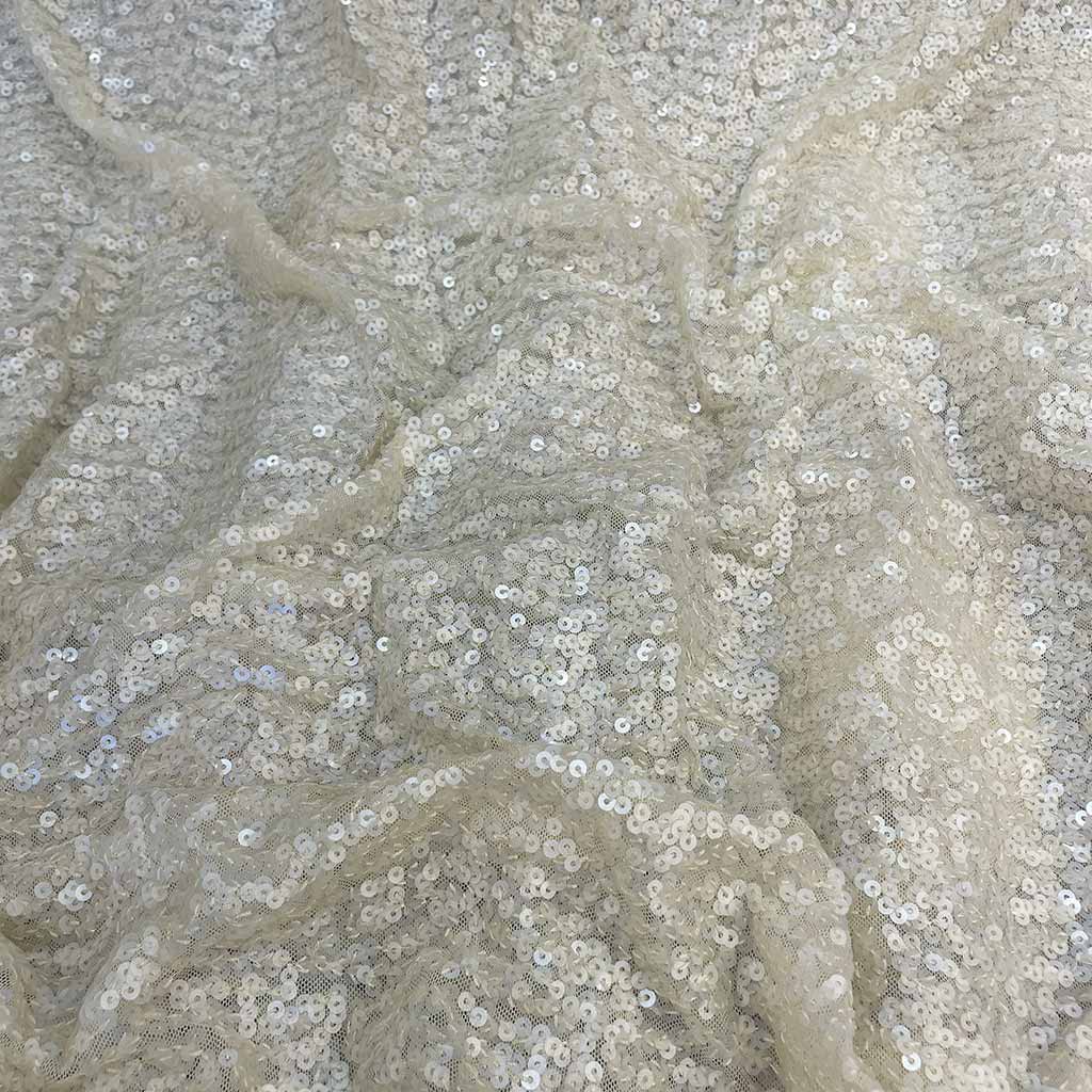 گیپور پولکی رنگ سفید