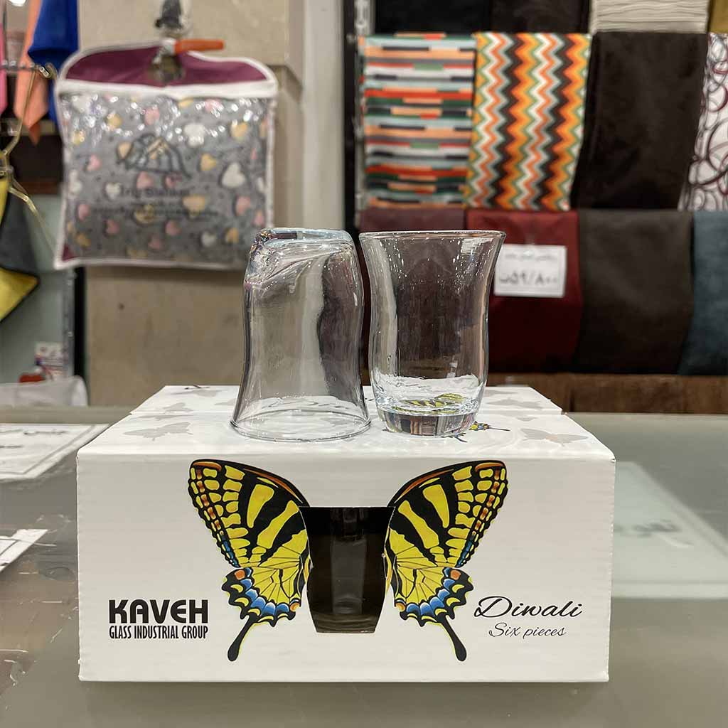 استکان بلور دیوالی برند کاوه