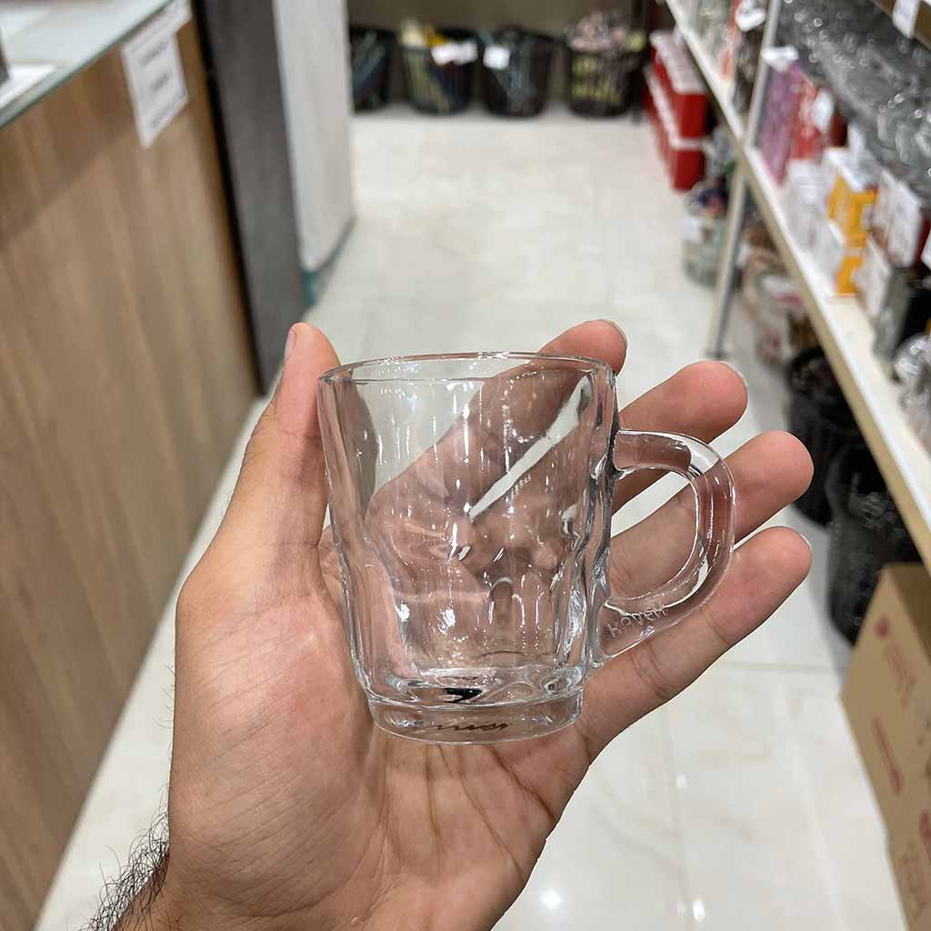 نیم لیوان دسته دار عینکی برند کاوه