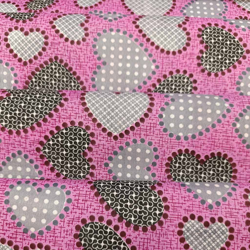 پارچه ملحفه ای طرح قلب