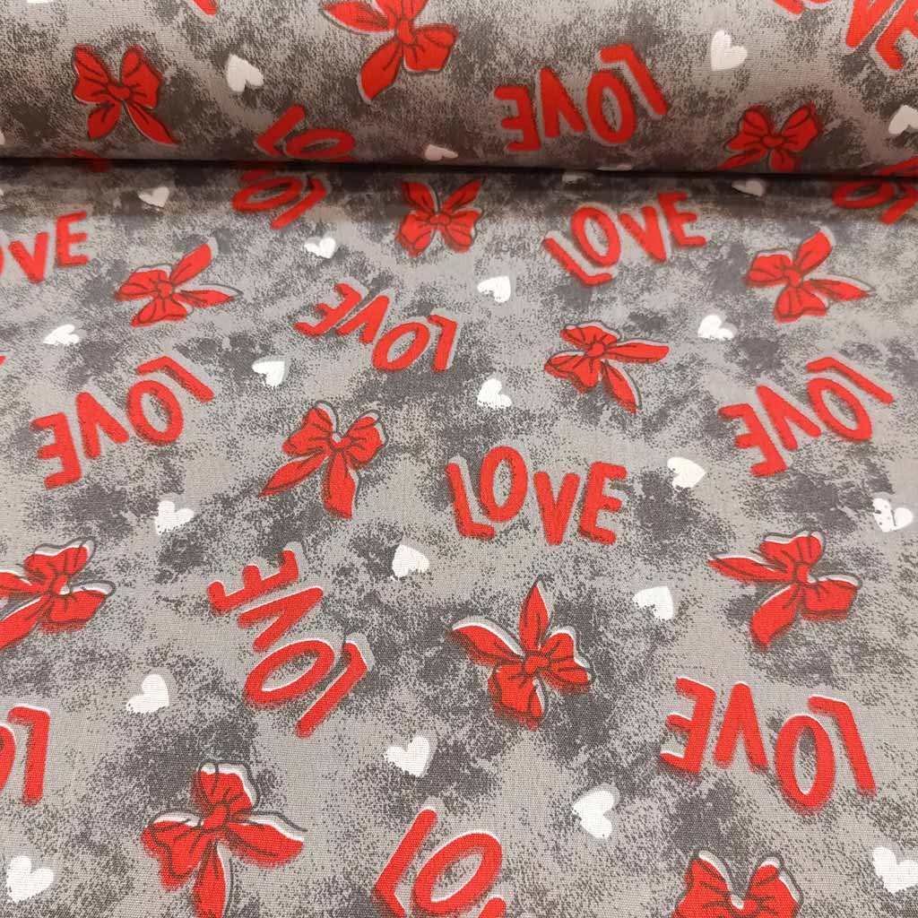پارچه ملحفه ای طرح love