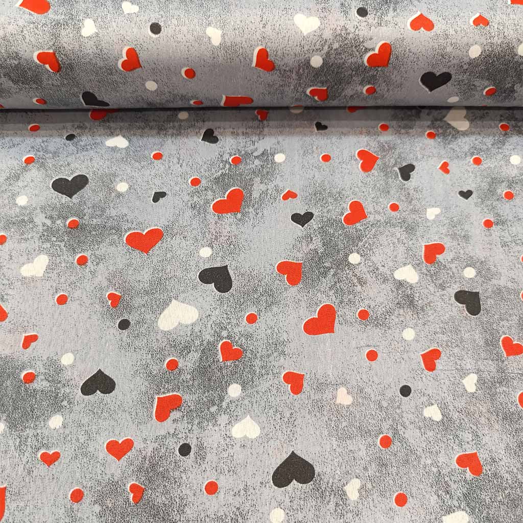 پارچه ملحفه ای طرح قلب ریز