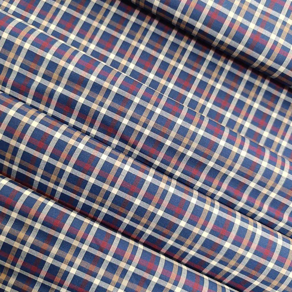 پارچه تترون چهارخانه