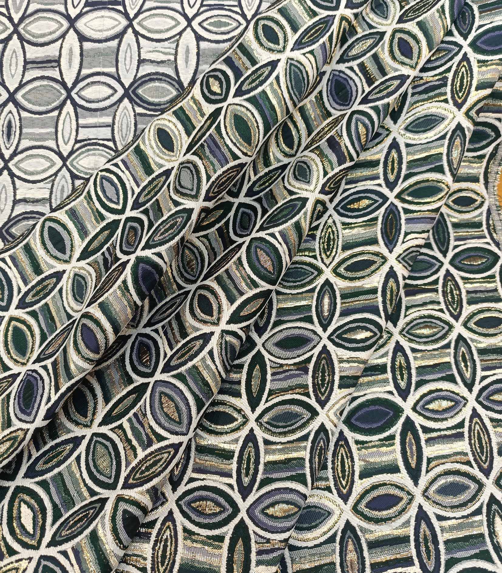 پارچه ژاکارد سبز