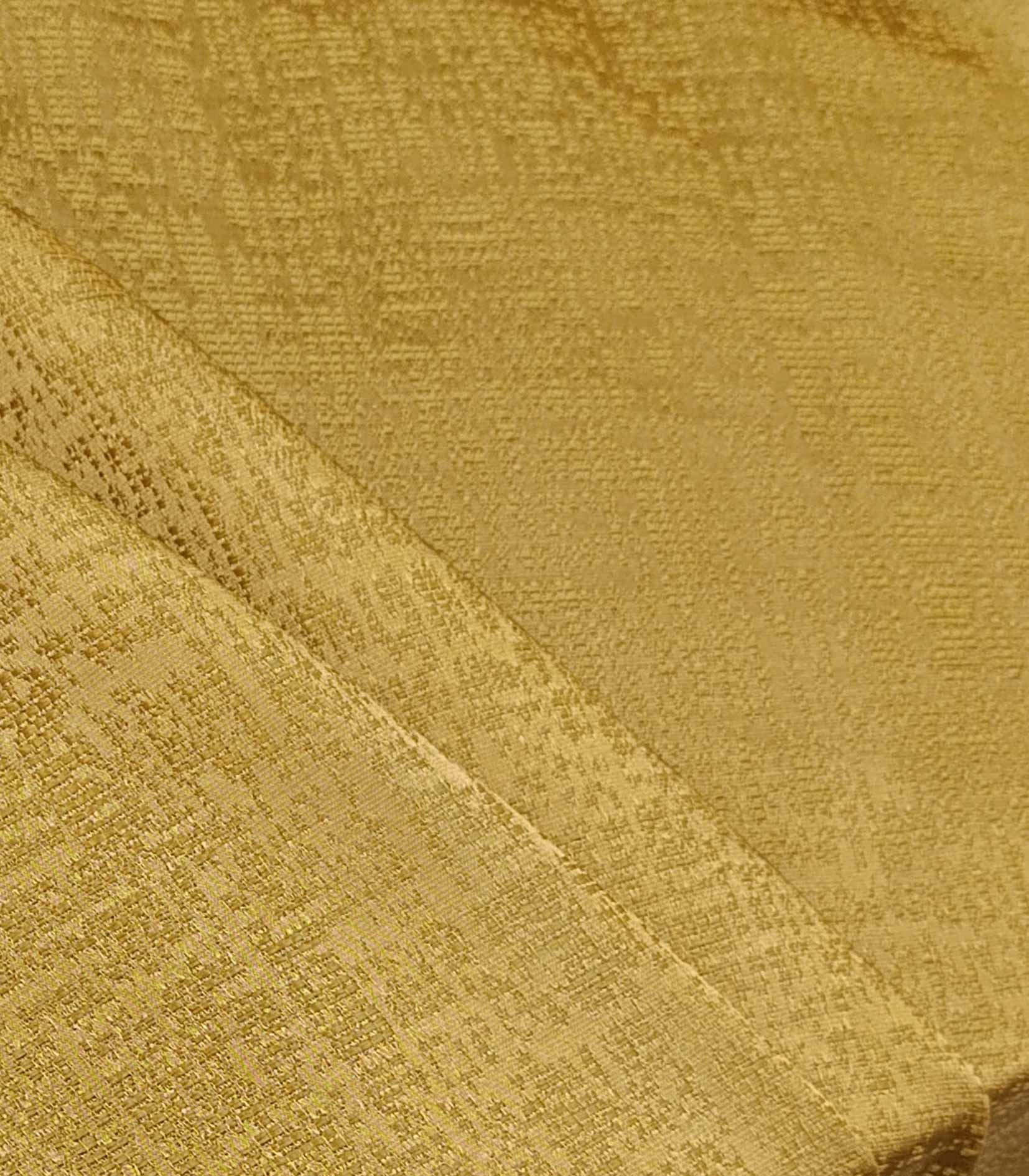 پارچه ژاکارد زرد
