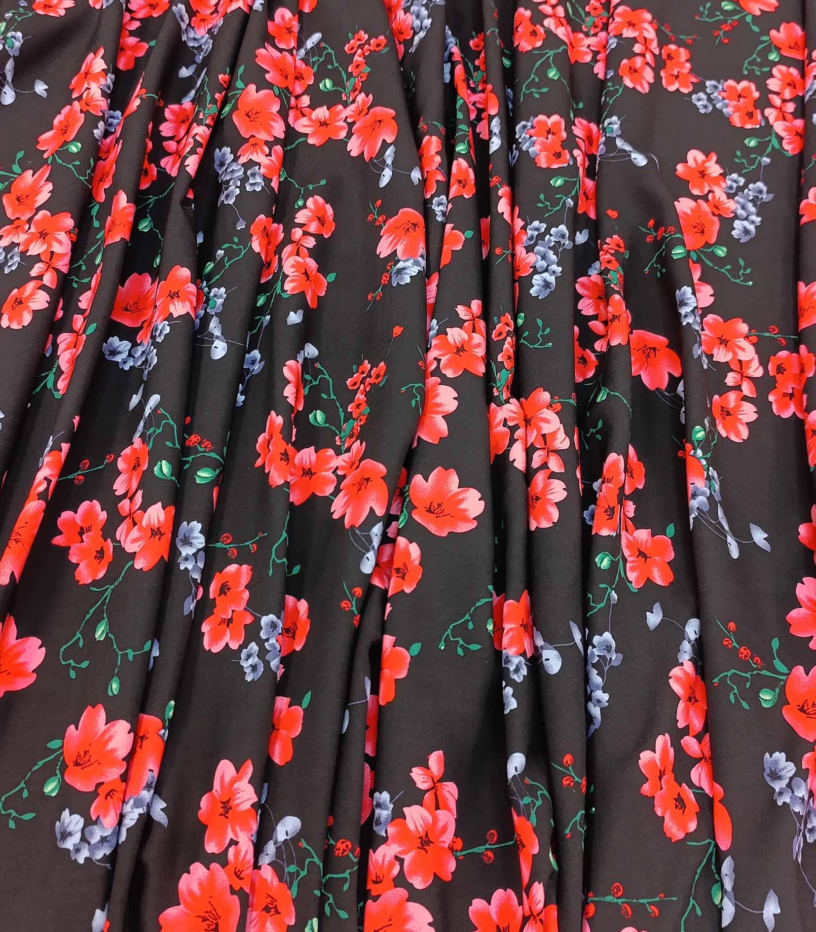 پارچه نخی طرح گل