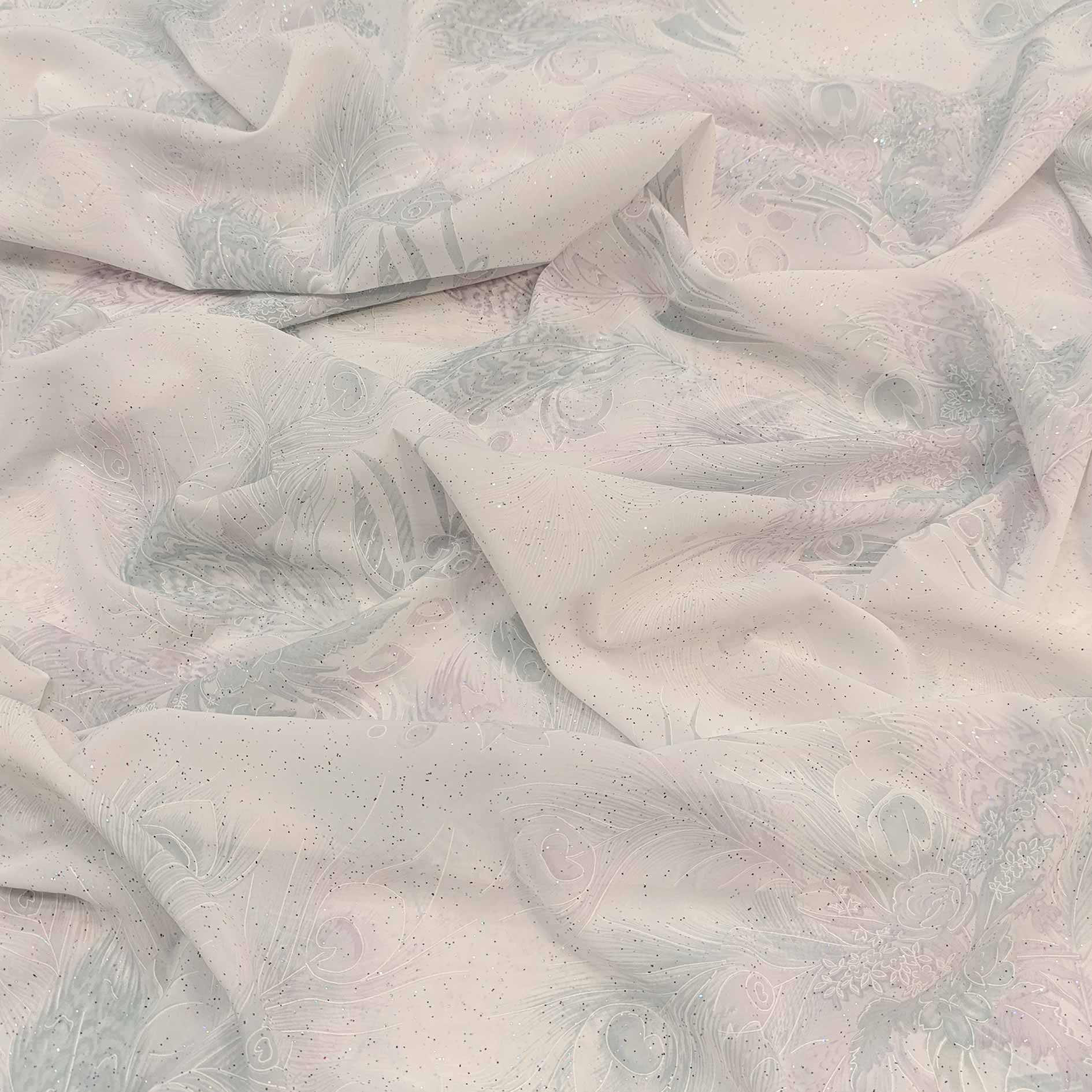 پارچه چادر عروس پرطاووس