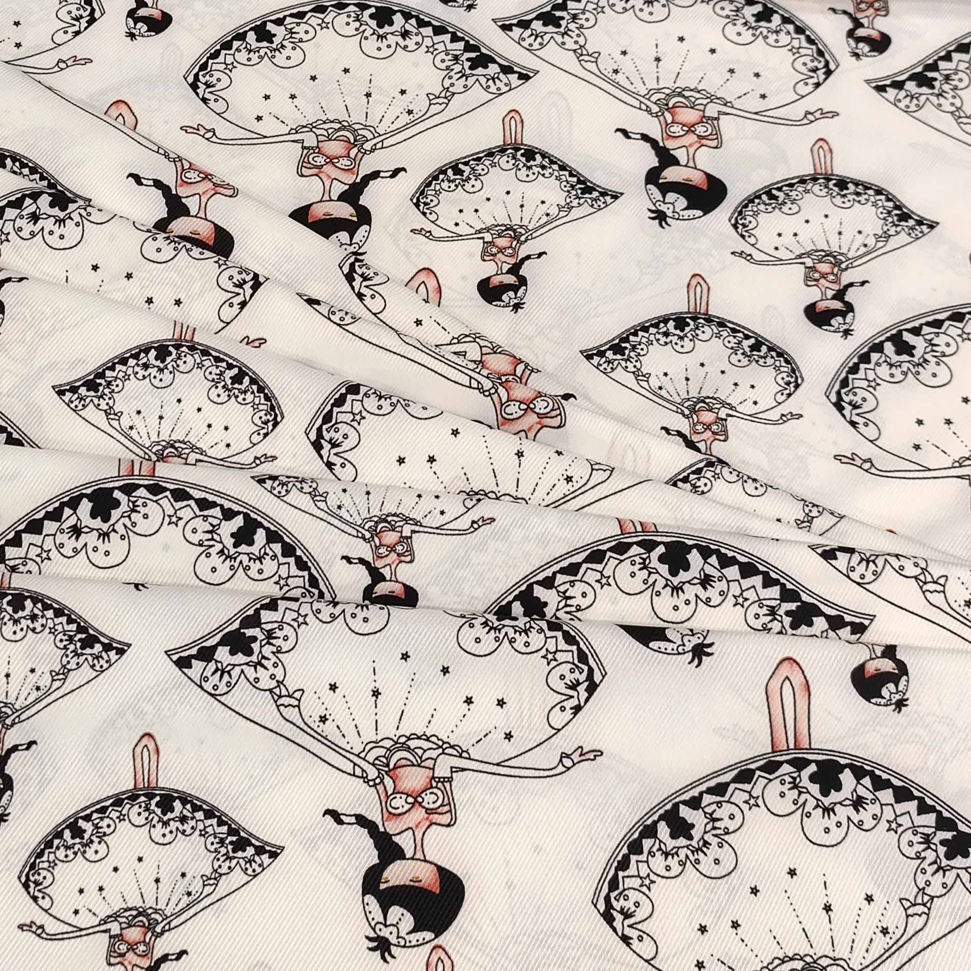 پارچه کرپ الیزه طرحدار