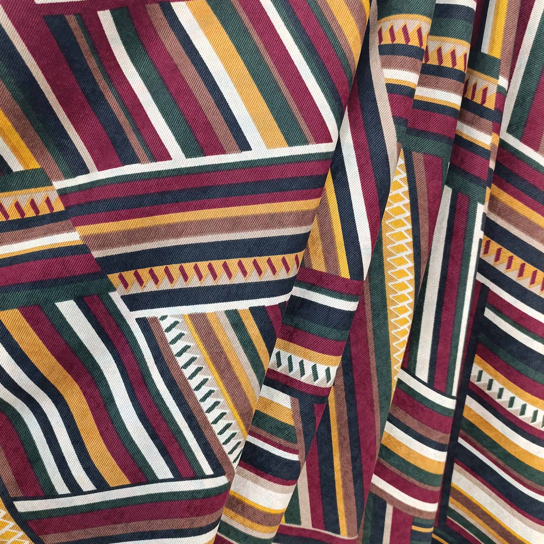 پارچه مخمل کبریتی طرح درهم