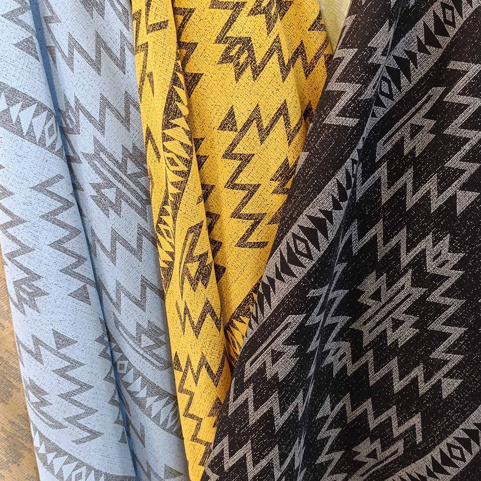 پارچه شانتون لنین کنفی طرحدار